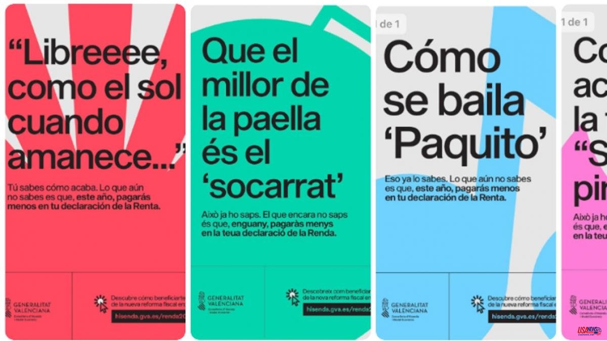 High officials of Compromís criticize the advertising campaign to reduce taxes for 'ayusismo'