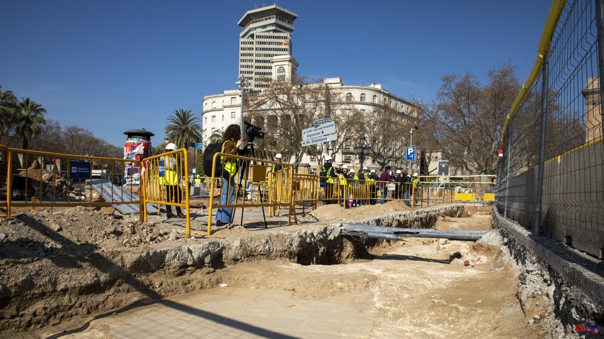 The reform of the Rambla brings to light archaeological remains from the 15th to the 18th century