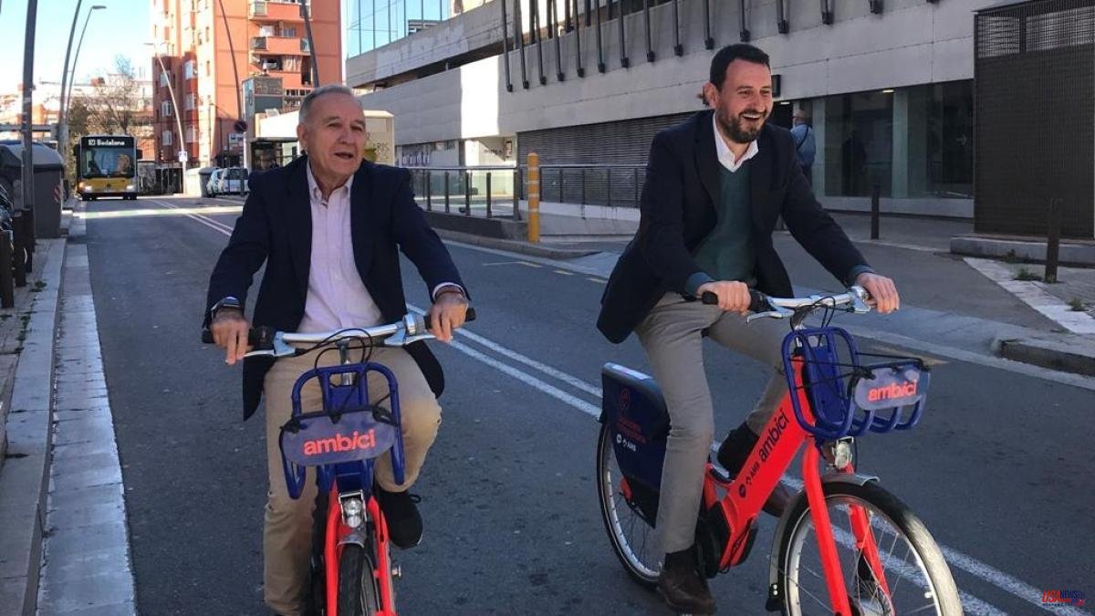 The AMBici will start operating in Badalona next April