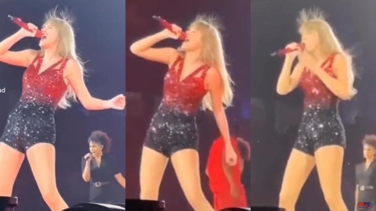 Taylor Swift's "electric hairs" amaze her fans