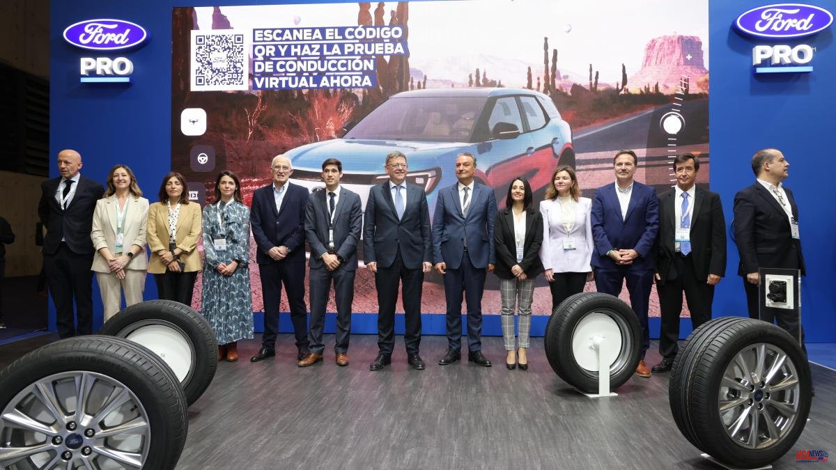 Ford chooses Valencia to present its new 100% electric car and shows off its commitment to eMobility