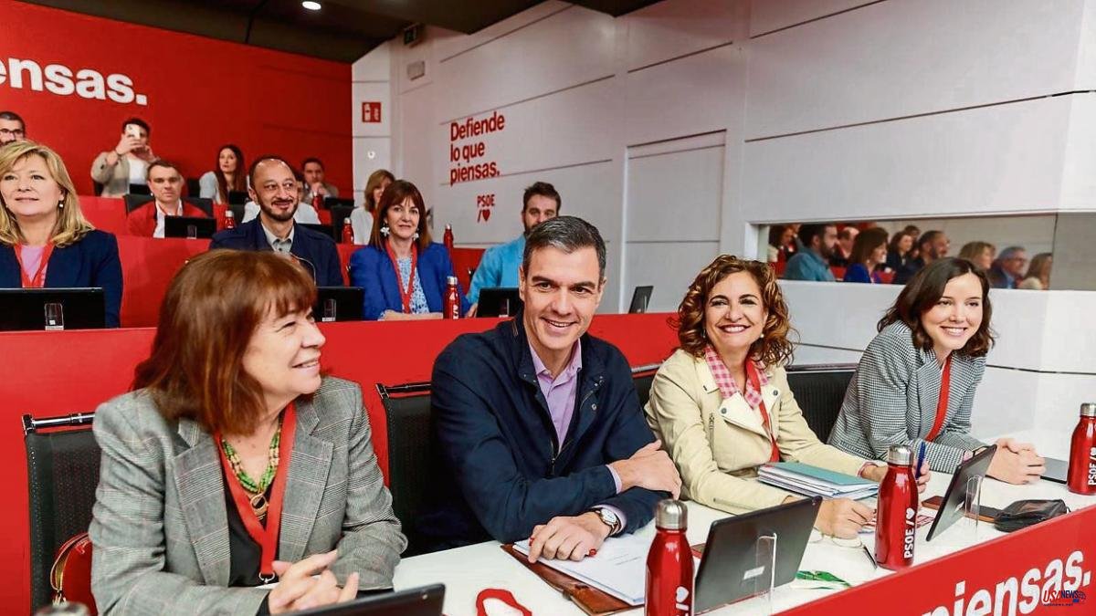 Sánchez calls on the PSOE to claim the Government's action for 28-M