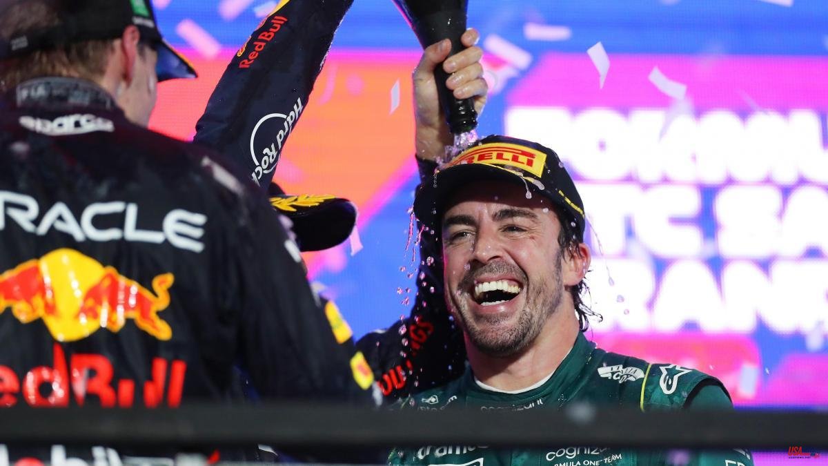 Alonso: "I don't care if they take away my podium... if they take away my dancing"