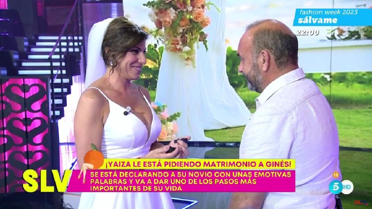 Yaiza Martín proposes to Ginés Corregüela live: "It was my dream and I want to make it come true with you"