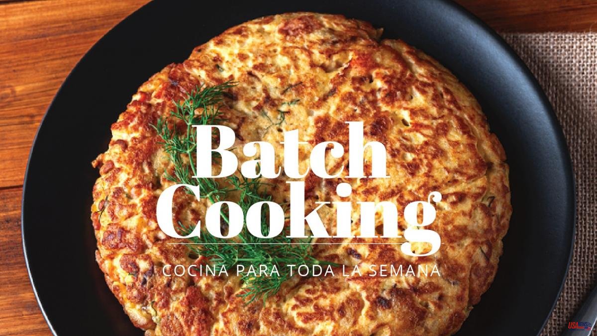 Batch Cooking weekly menu for the week of May 29 to June 2
