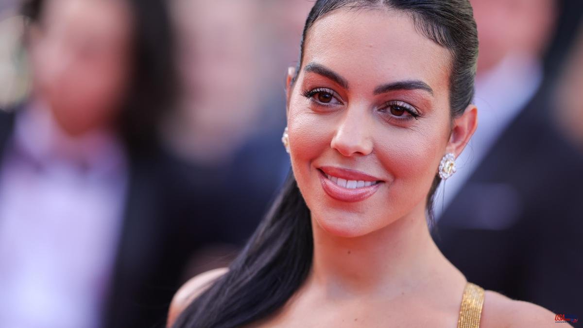 Georgina Rodríguez shines in Cannes with a spectacular golden dress