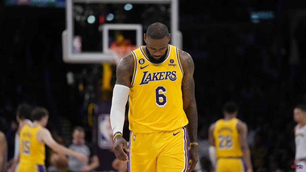 The Lakers run out of Finals and LeBron raises questions about his future
