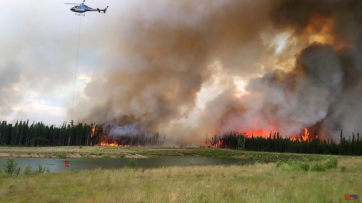 State of emergency and more than 29,000 evacuees due to the forest fires in Alberta, in Canada