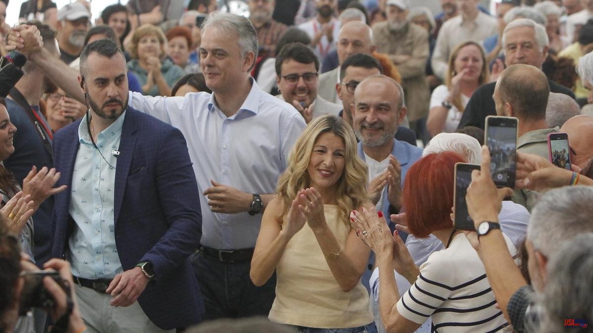 Yolanda Díaz asks in Alicante for the vote for Podem, "the guarantee that we have Botànic"