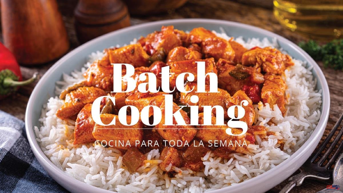 Batch Cooking weekly menu for the week of May 22-26