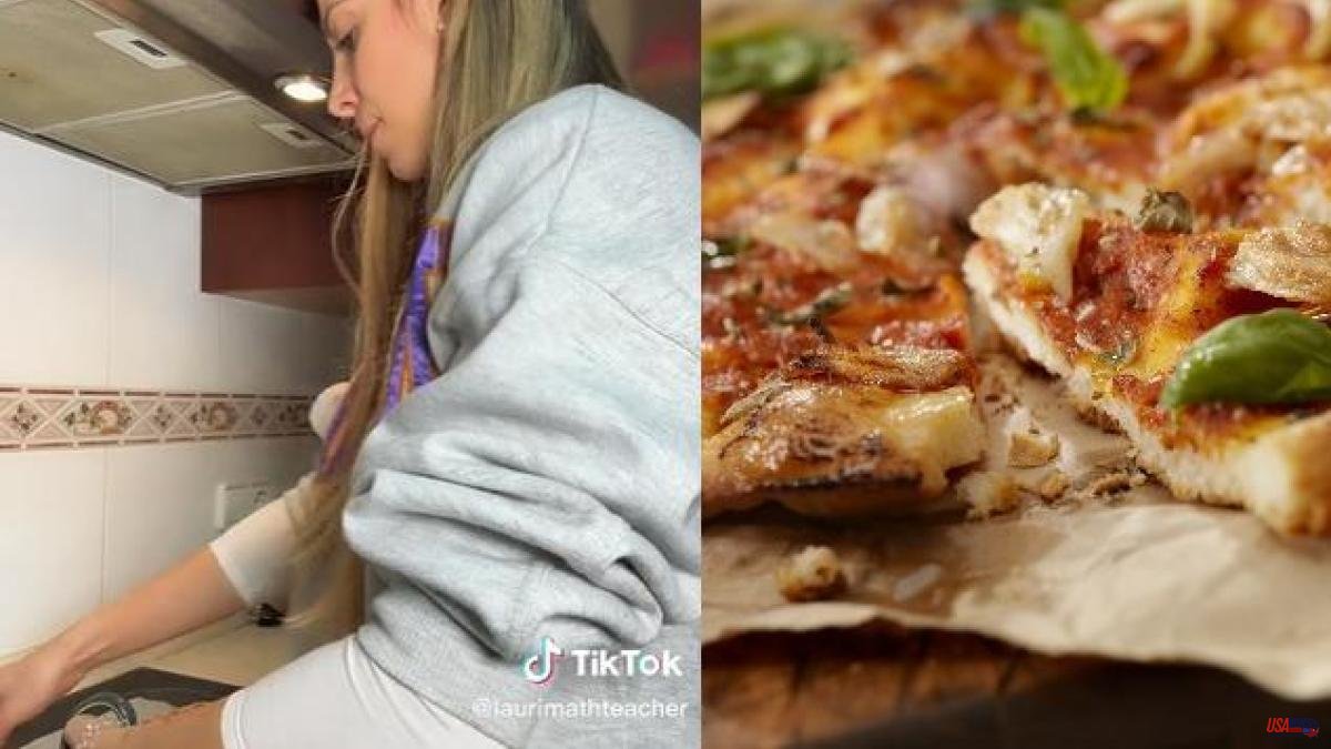 A viral TikTok video gives the ultimate solution to making two pizzas at once
