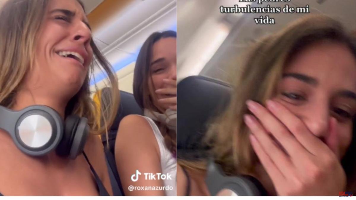 Roxana Zurdo's ordeal on a flight from Venice to Madrid: "The worst turbulence of my life"