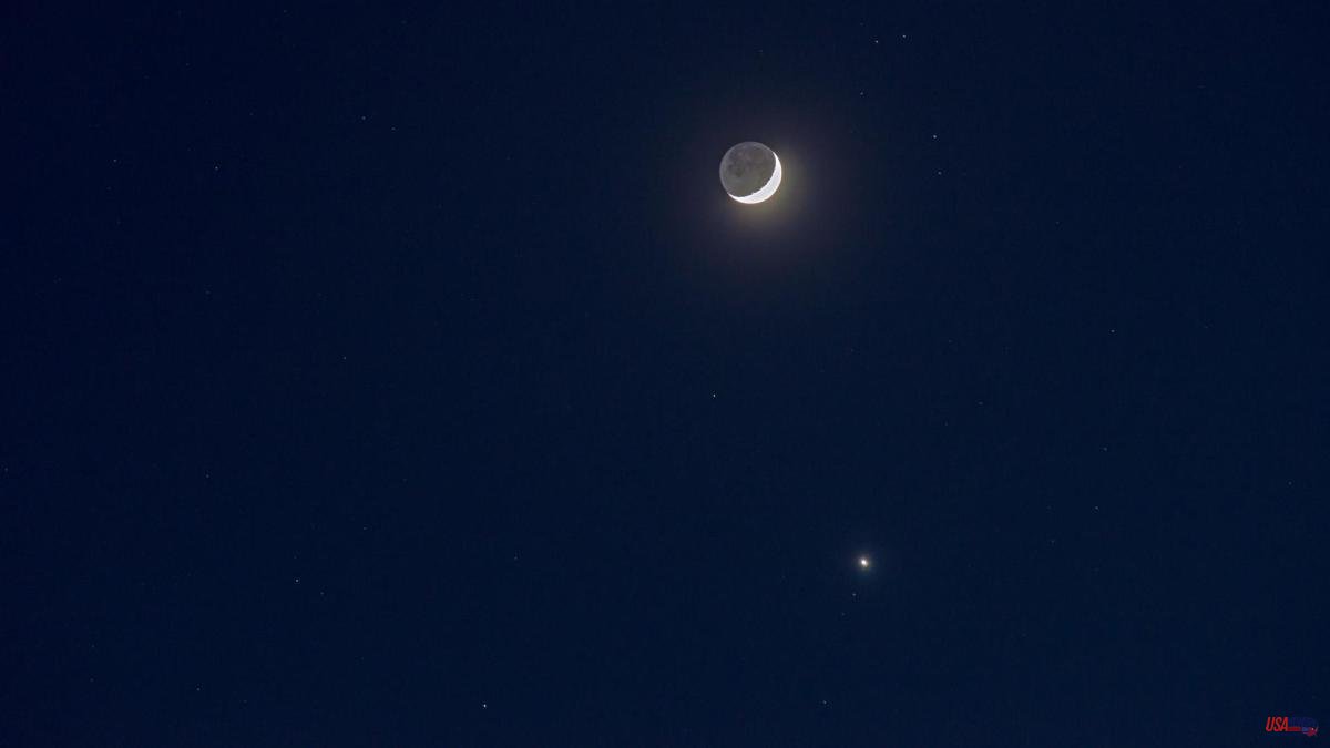 The game of the Moon and Venus that you didn't see anyway