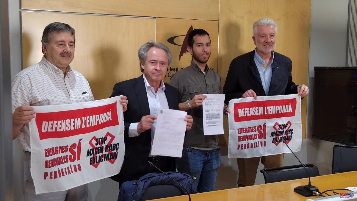 Opponents of the Empordà floating offshore wind farm undertake the legal battle