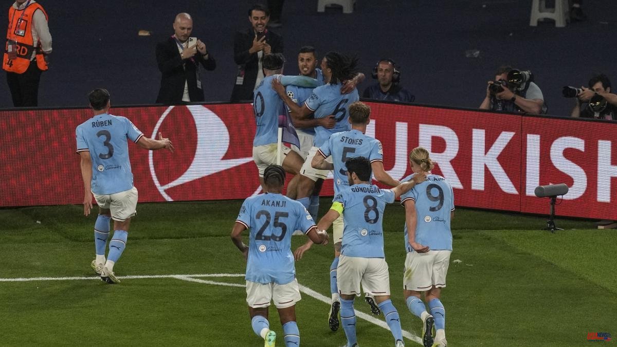 City is crowned king of Europe and hunts for the treble