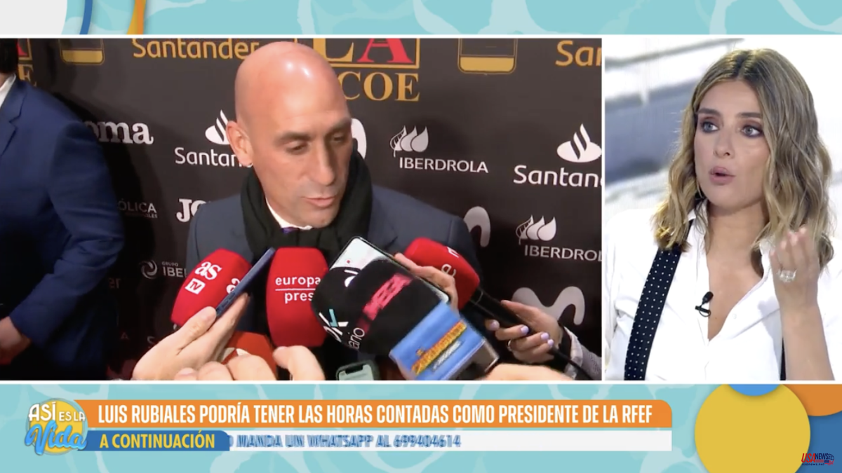 Sandra Barneda attacks Luis Rubiales for the kiss to Jennifer Hermoso: "Not even when there are no cameras"