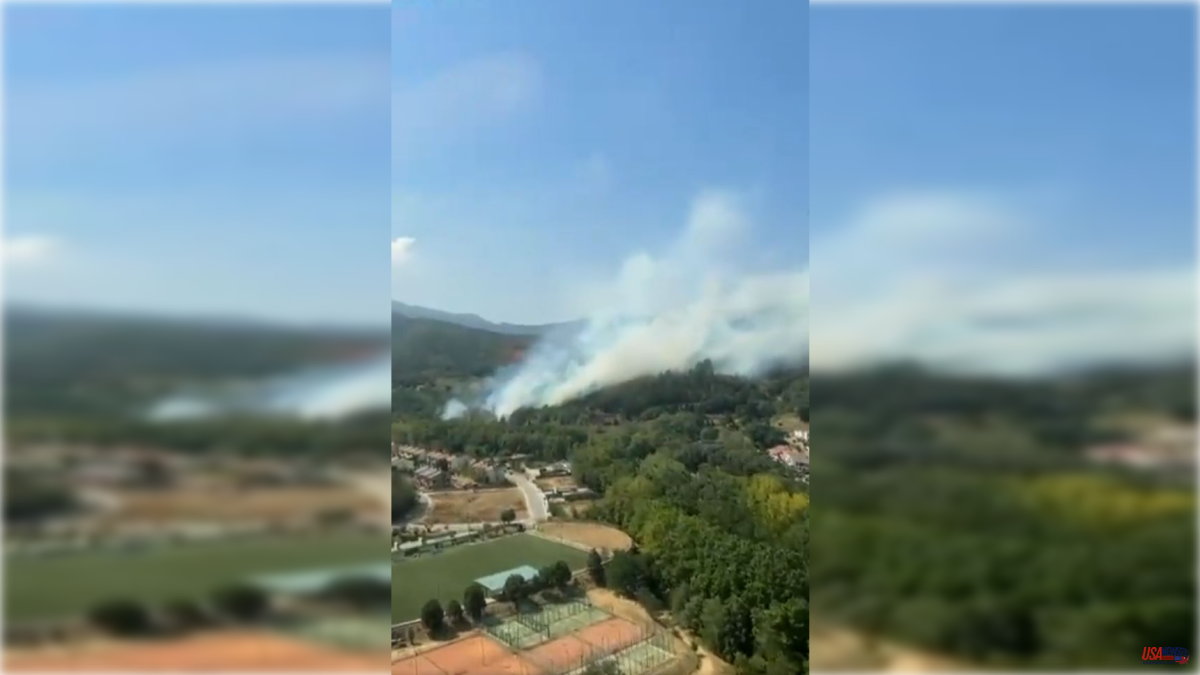 Evicted two urbanizations and a campsite confined by a fire in Arbúcies