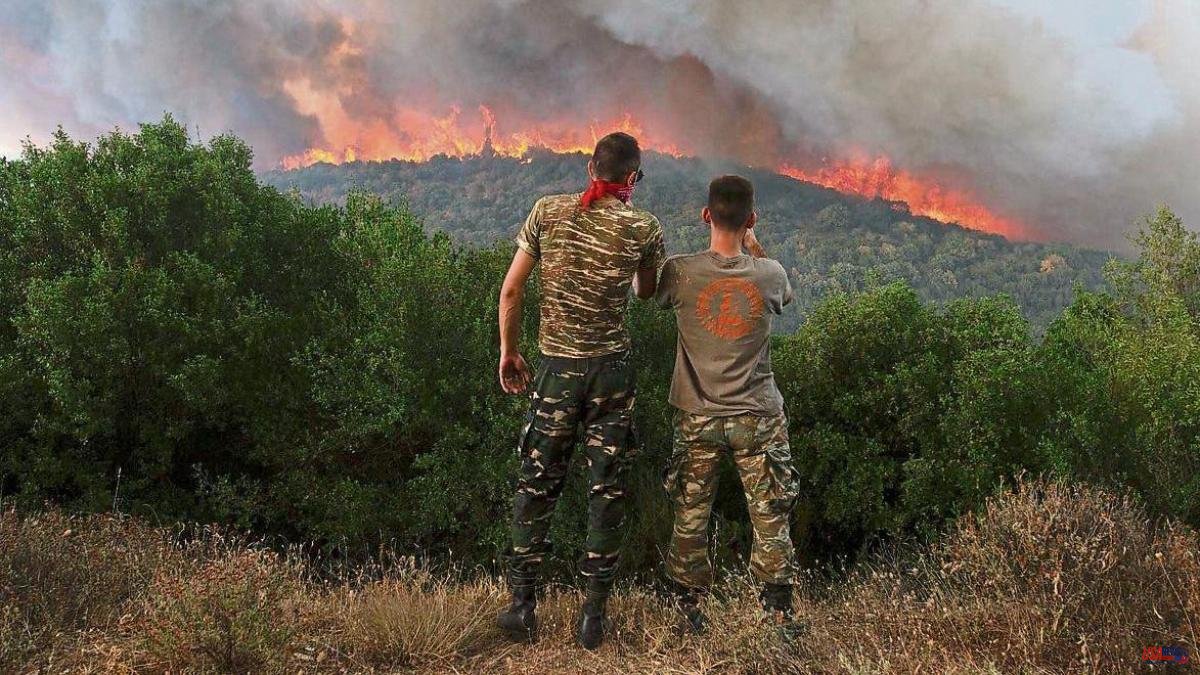Greece experiences the worst fires recorded in Europe in years