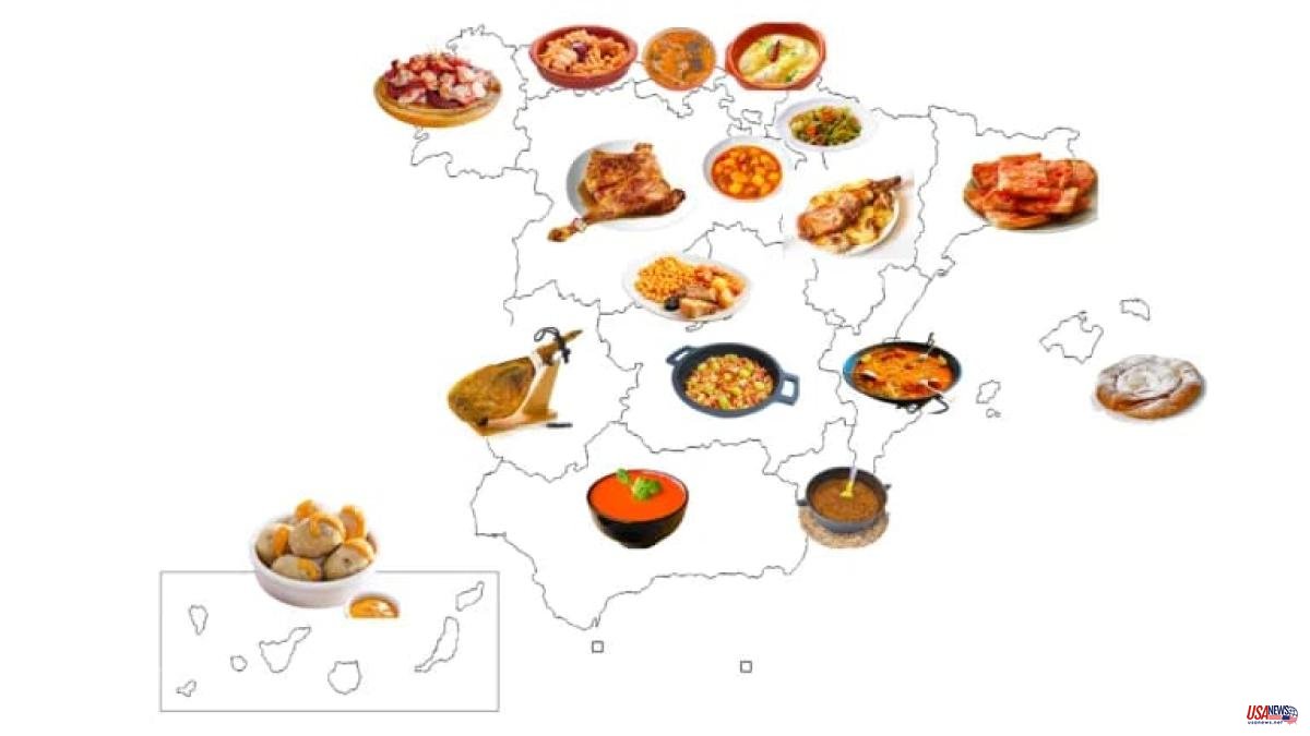 From cod to pil pil to lamb: the CIS reveals what the gastronomic map of Spain would be like