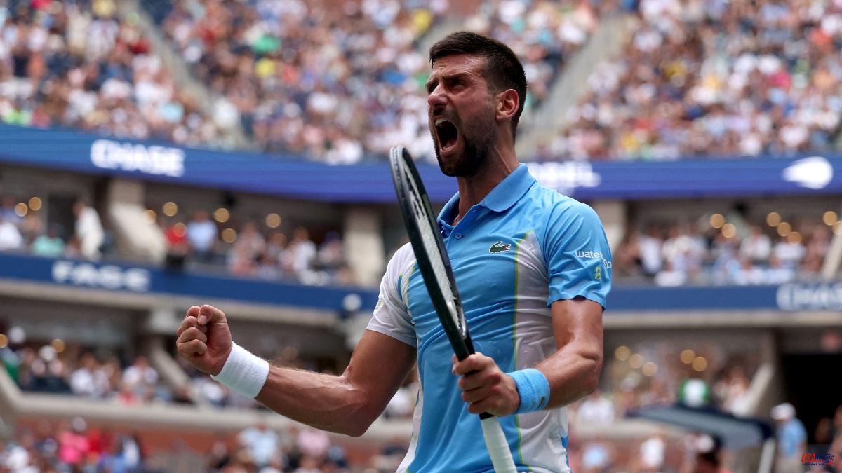 Djokovic is already in the semifinals after beating Fritz in three sets at the US Open