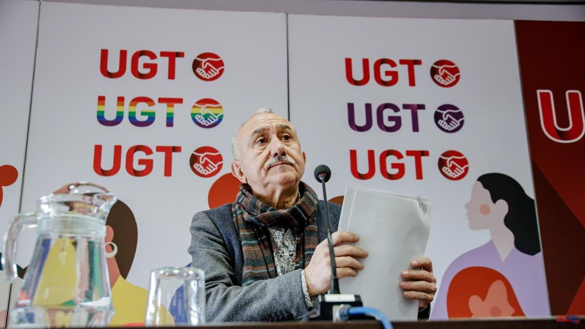 UGT wants a minimum salary of 1,200 euros with automatic upward revisions