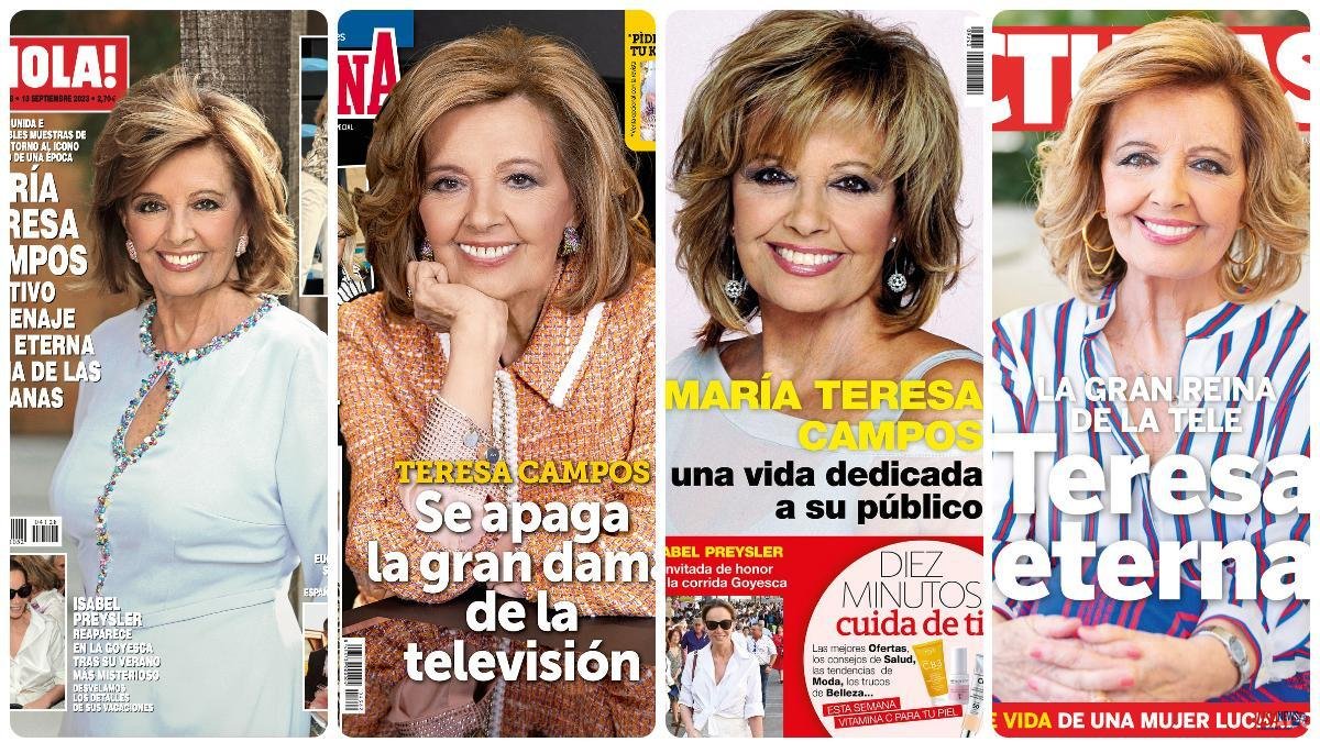 María Teresa Campos, absolute protagonist of the covers