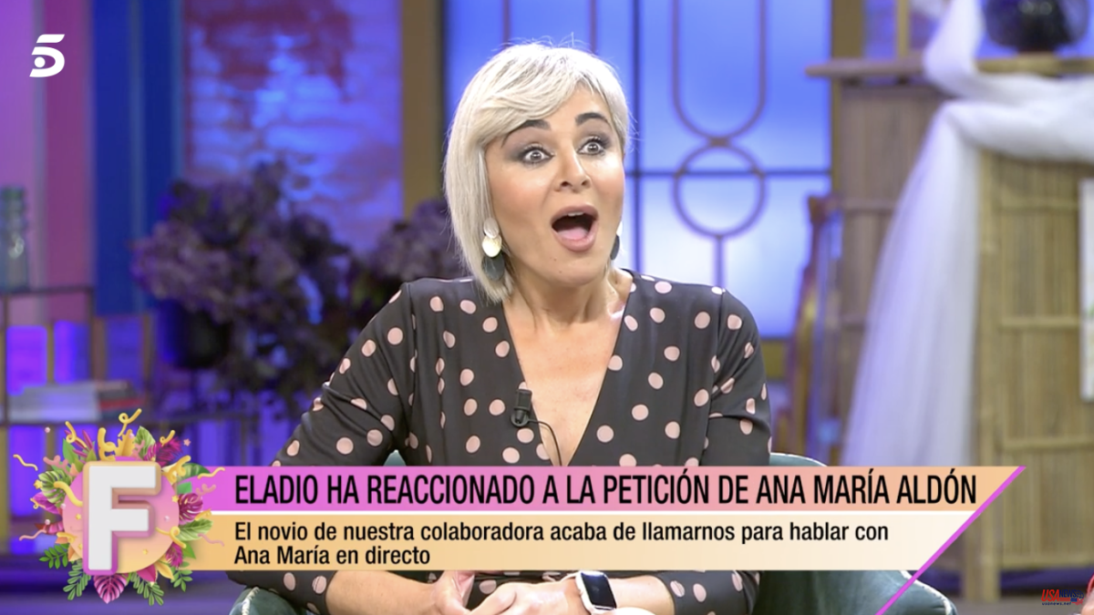 Bombshell in 'Fiesta': Ana María Aldón's boyfriend asks her to marry him live