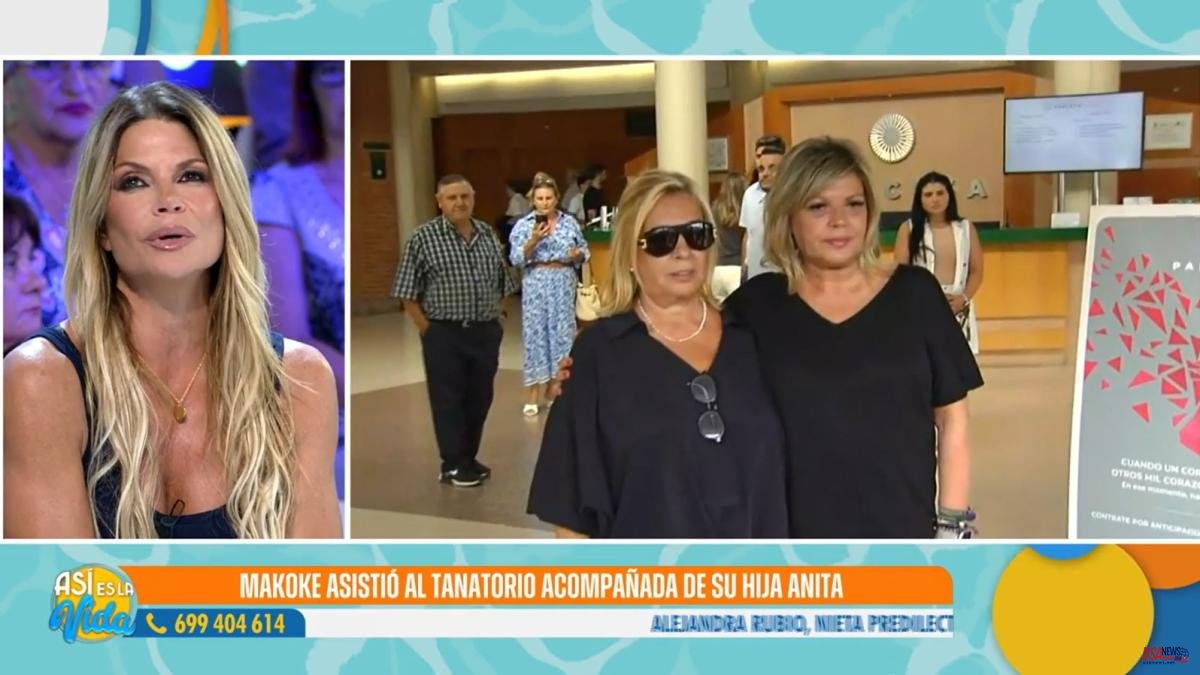Makoke reconciles with Terelu at the funeral of María Teresa Campos who also brings her two daughters closer: Anita and Alejandra Rubio