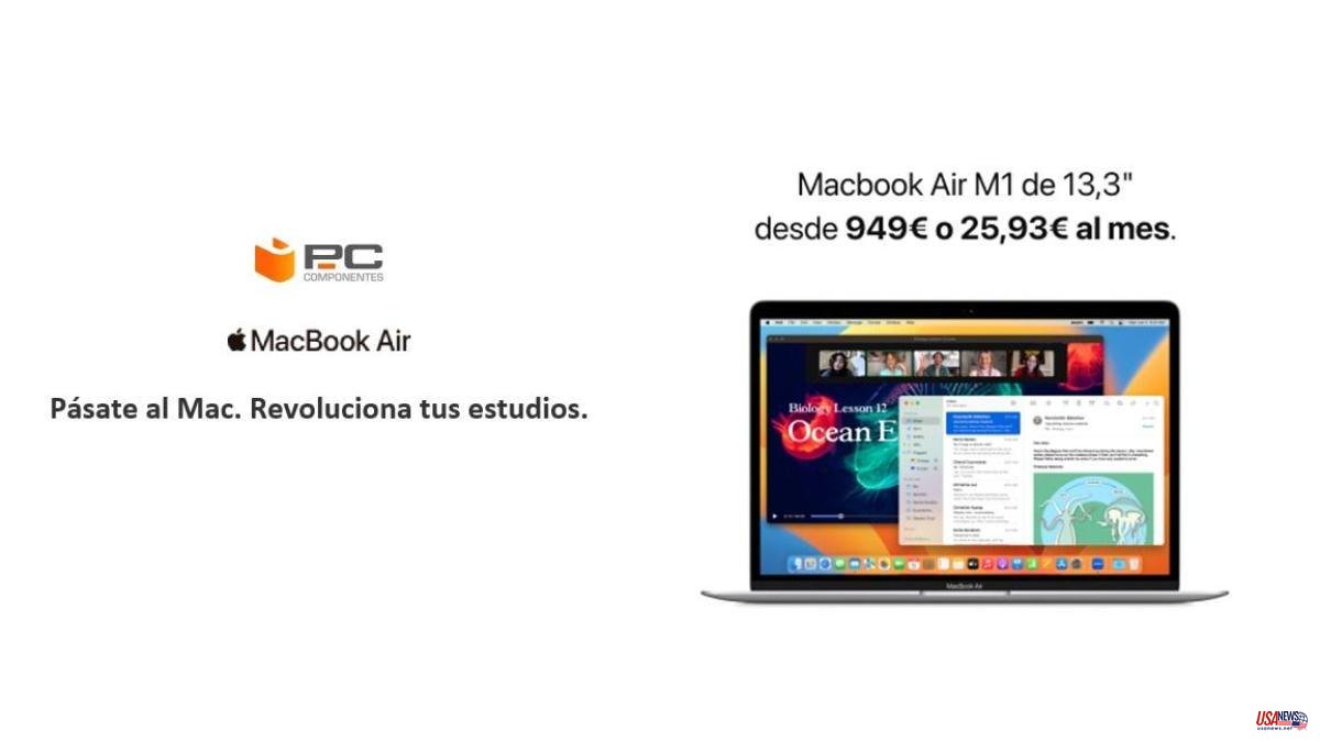 PcComponentes invites you to switch to Mac with a magnificent offer for the MacBook Air M1