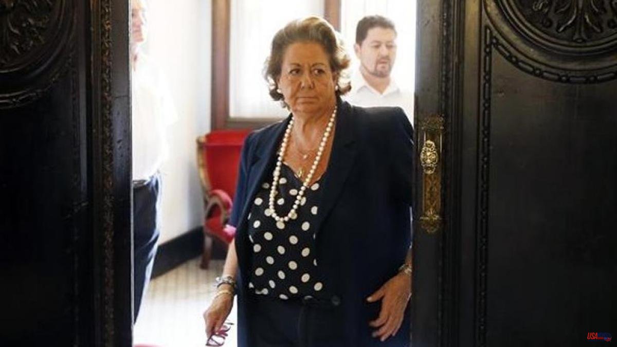 Valencia will appoint Rita Barberá as honorary mayor of the city on October 6