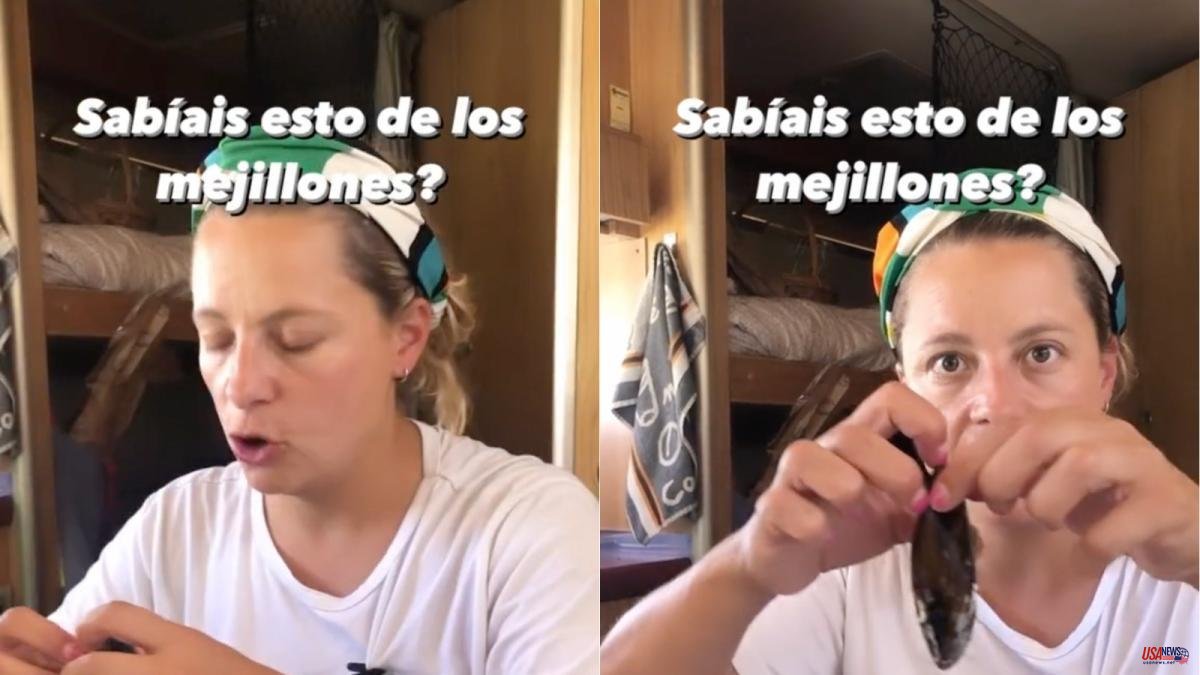 A TikTok user dismantles the theory that closed mussels cannot be eaten