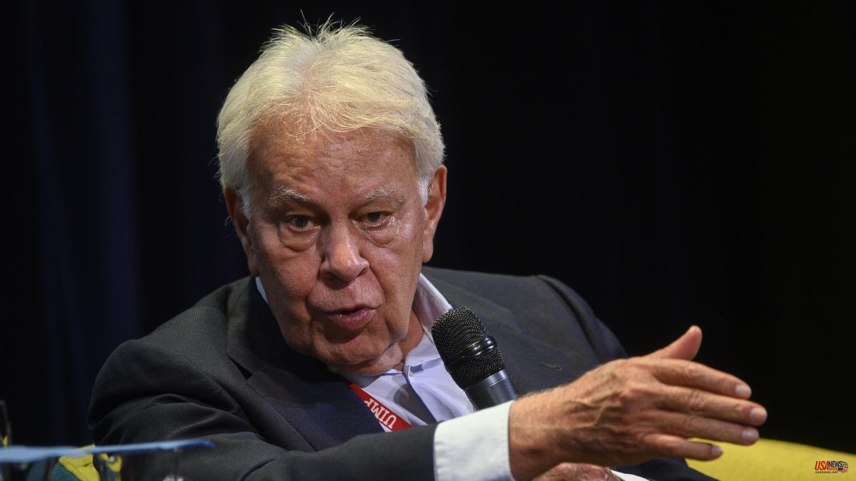 Felipe González charges against the amnesty and Díaz's meeting with Puigdemont