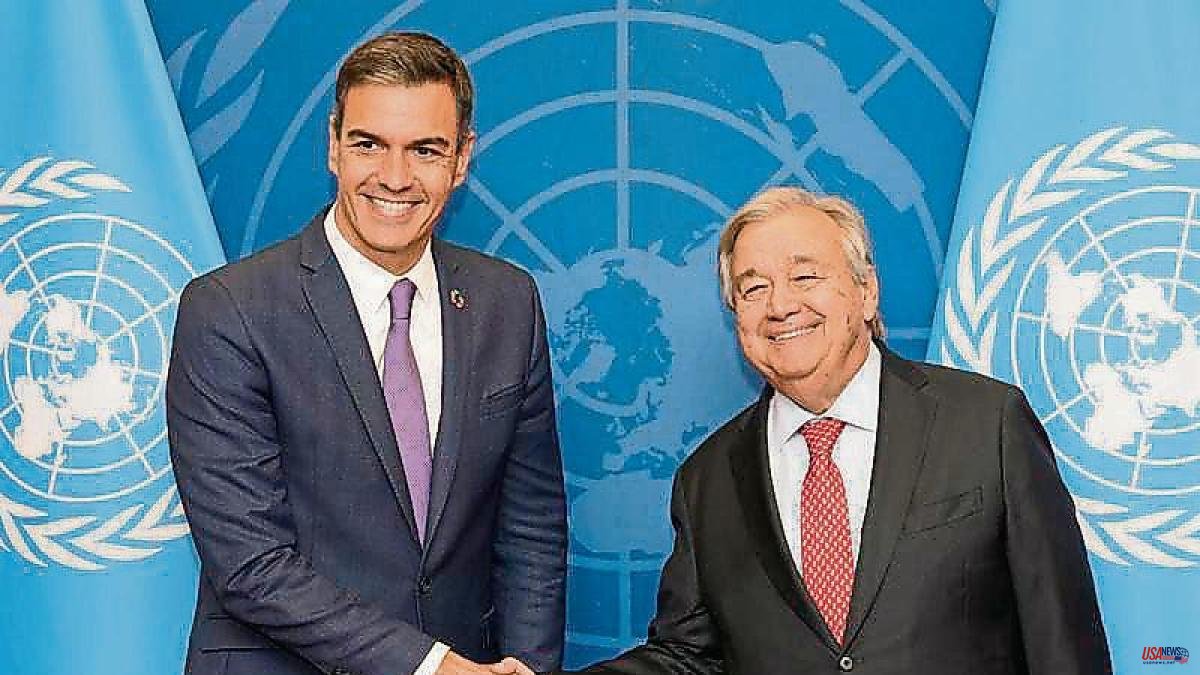 Sánchez wields Spain's "robust social shield" at the UN
