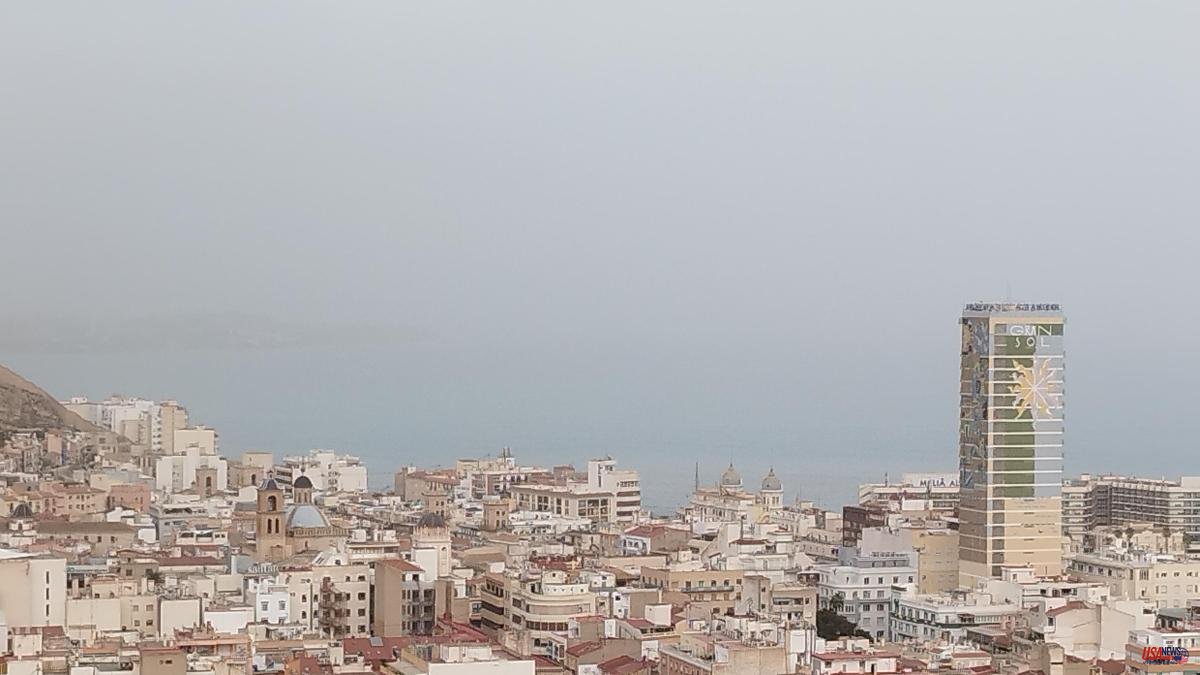 The Generalitat Valenciana warns: be careful with the Saharan dust in suspension