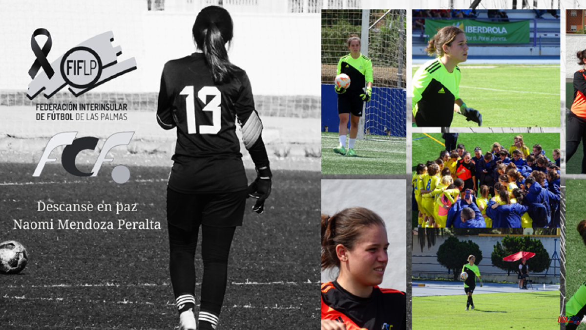 Naomi Mendoza, goalkeeper of the Canary Islands under-17 team, dies