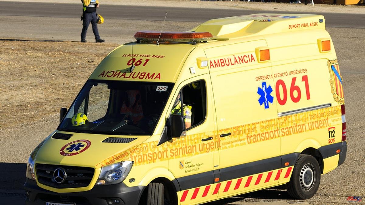 A SAMU 061 technician dies while transferring a patient from Manacor to Palma