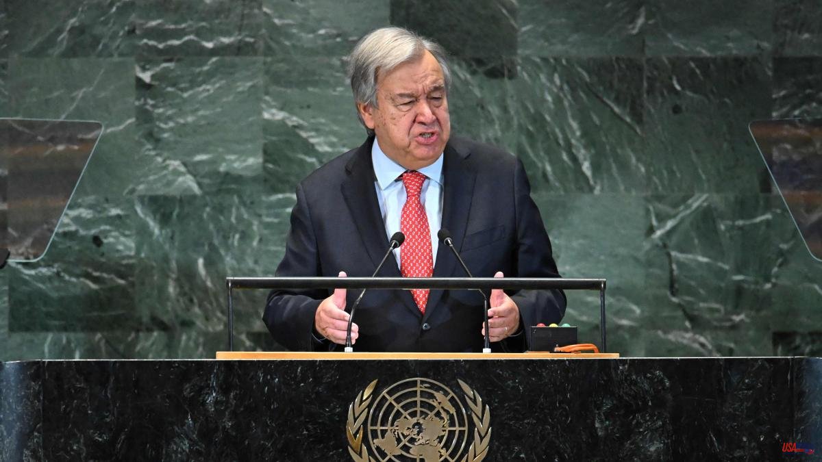 Guterres urges bringing a UN anchored in 1945 to a multipolar world or "there will only be a rupture"