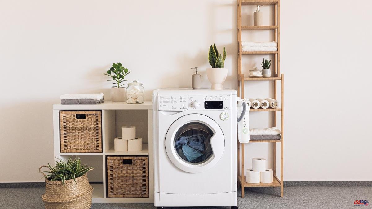 What is the best place to place the washing machine in a home?
