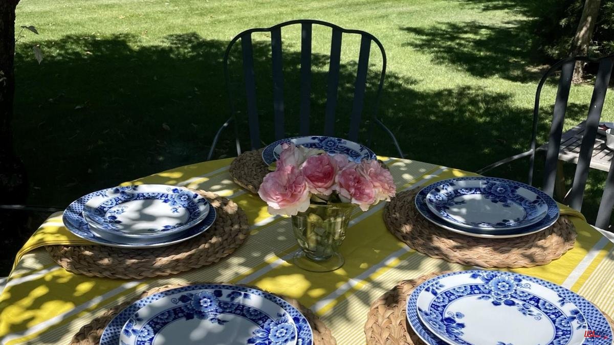 Ideas to decorate an outdoor table