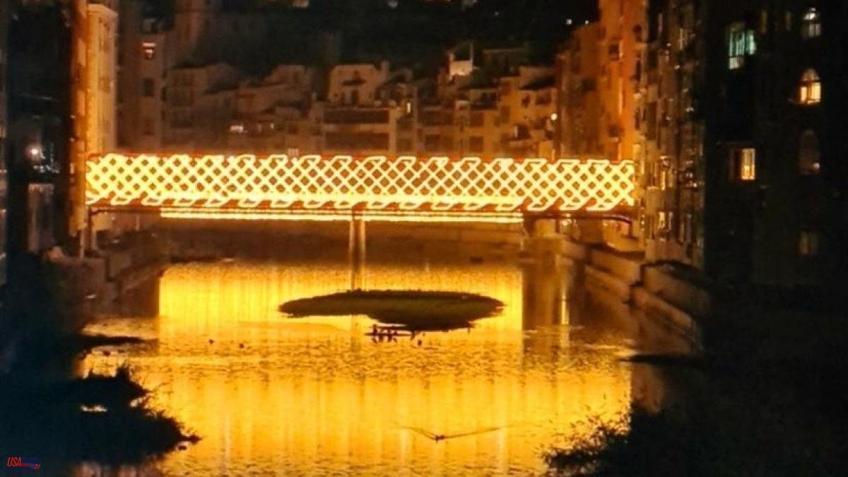 The golden river of Girona