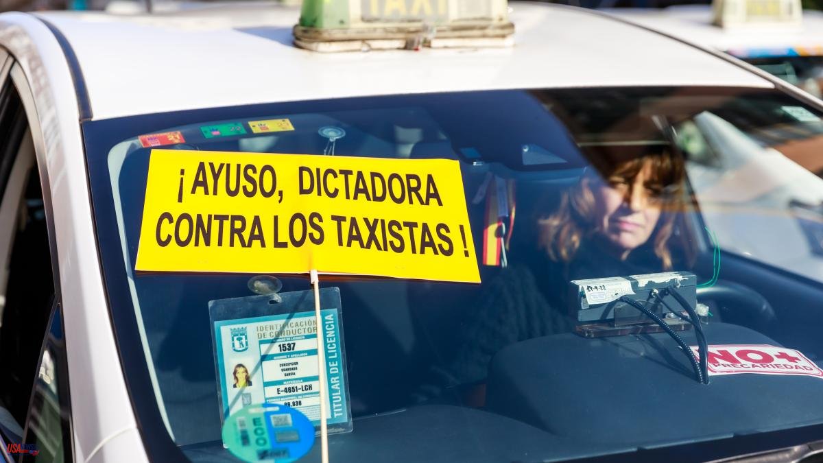 Taxi drivers in Madrid ask for financial aid to install cameras and improve their safety