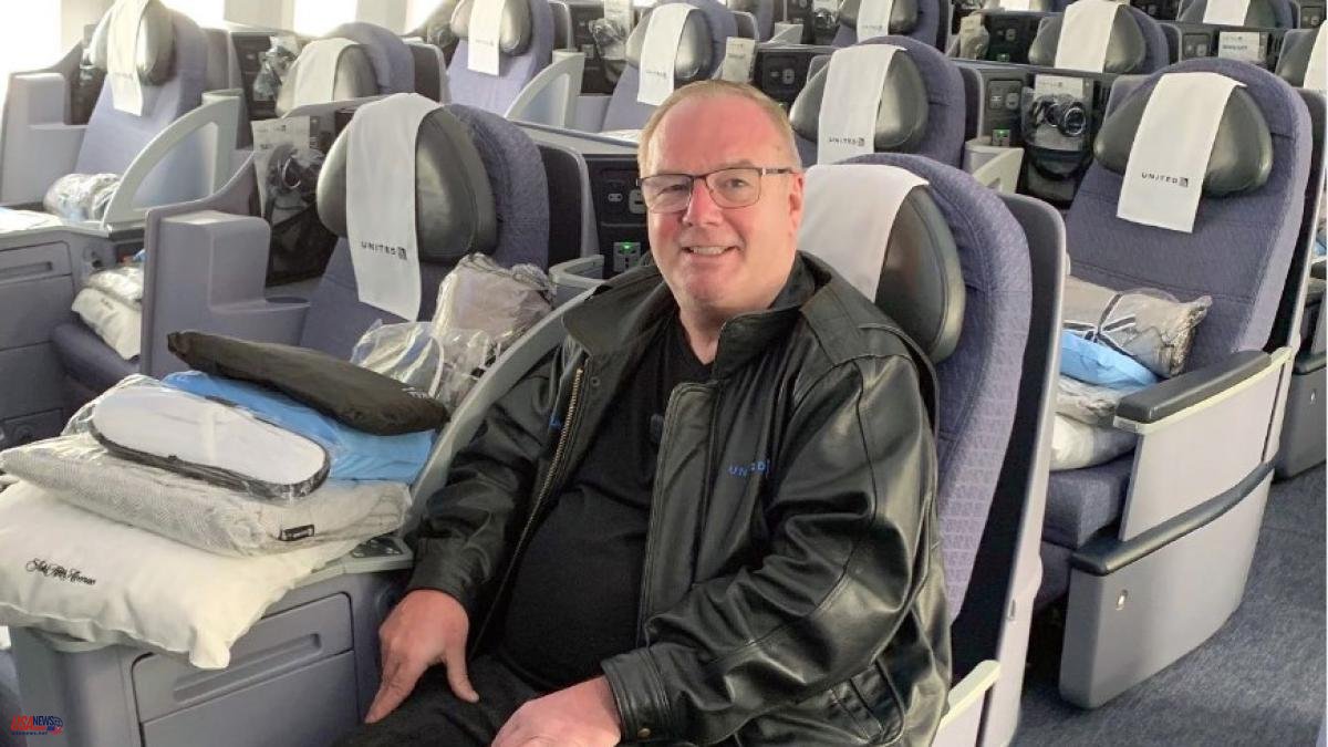 How has this man managed to fly in luxury to more than 100 countries since 1990?