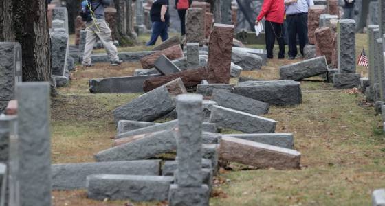 Anti-Semitism In America: Philadelphia Jewish Cemetery Vandalized, 2nd Incident In A Week