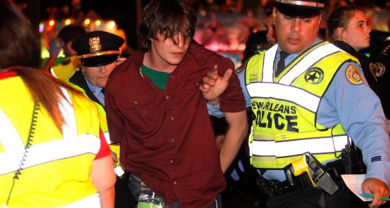 Cops arrest suspected drunk driver in Mardi Gras parade crash