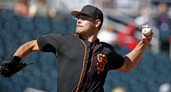 Giants pitcher, ex-Ray Moore satisfied with first outing of spring