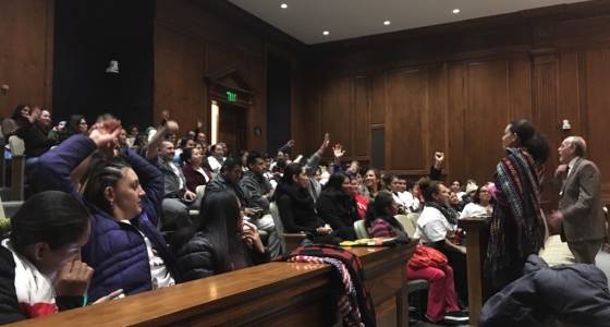 Immigrants and their supporters rally in Annapolis