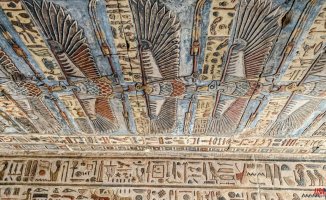 The “vibrant” frescoes discovered in the Egyptian temple of Khnum