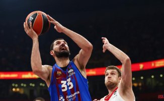 Mirotic's inspiration gives Barça a sad third place in the