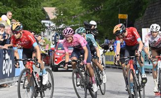 Landa is on the podium four days from the end of the Giro