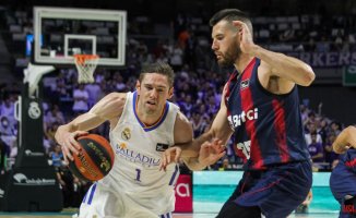 Real Madrid strikes first in the semifinals of the Endesa League against Bitci Baskonia
